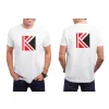 T-Shirt B&C E150 z dużym nadrukiem z przodu i z tyłu